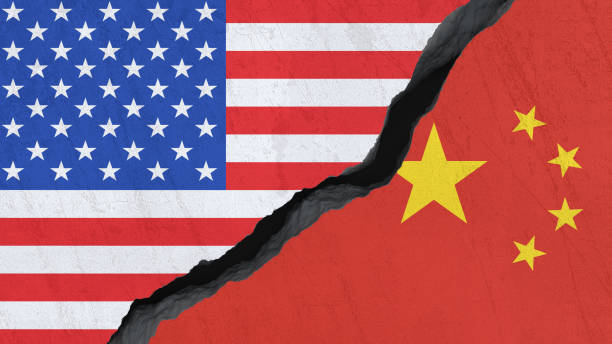 istock Terrain crack - USA and China 1326680874