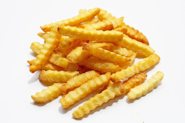 istock French fries on white background. 1326685794