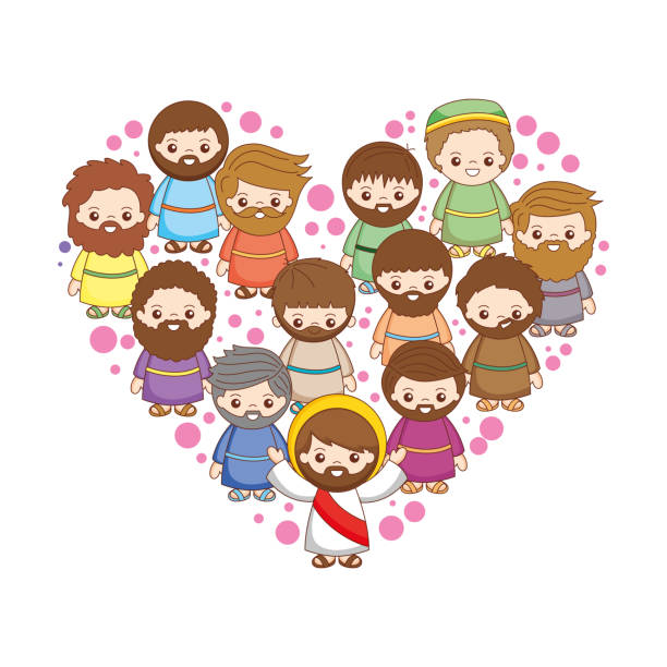 Discipleship Vector Disciples Of Christ Clip Art Jesus Heals A Blind Man, New Testament