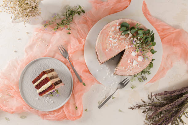 istock Slice of strawberry cake 1326699414