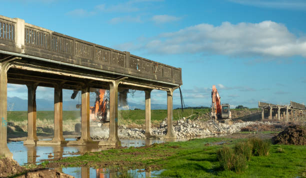 istock Demolition of Old Trestle Bridge 1326717205
