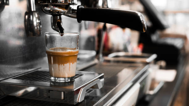 istock Glass of coffee on the table 1326722270