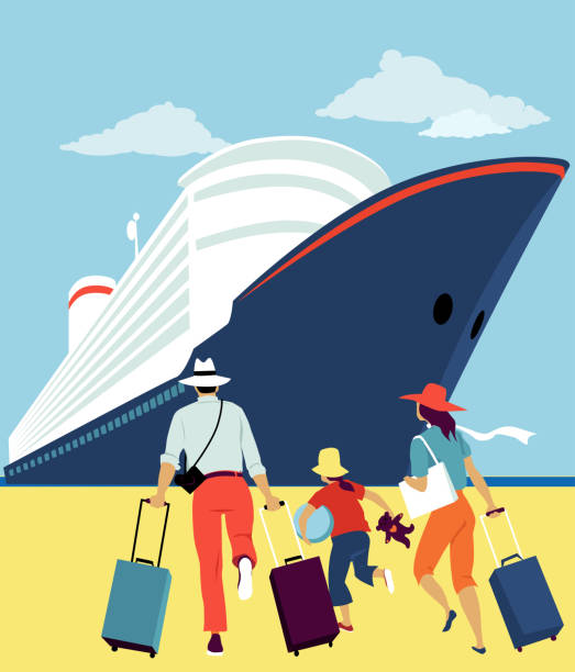 330+ Family Cruise Stock Illustrations, Royalty-Free Vector Graphics ...