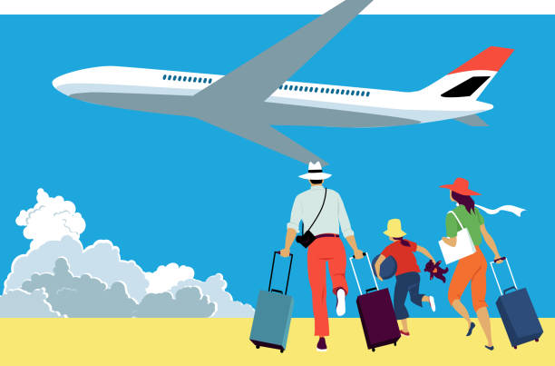 1,800+ Family Airport Travel Stock Illustrations, Royalty-Free Vector ...