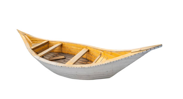 istock Traditional boat isolated on white background 1326727600
