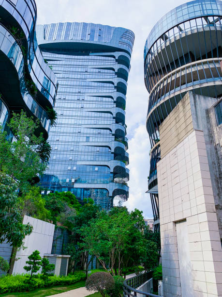 istock Office buildings between 
