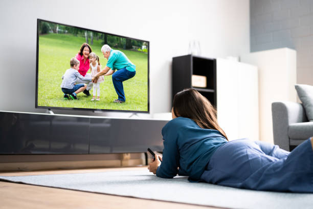 istock Watching TV Or Television Room House 1326732757