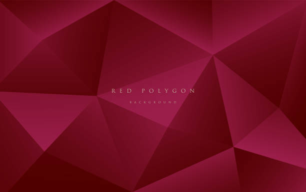 Abstract 3D luxury gradient red maroon polygonal modern design. Geometric triangular pattern. You can use for cover, poster, banner web, flyer, Landing page, Print ad. Vector EPS10 Abstract 3D luxury gradient red maroon polygonal modern design. Geometric triangular pattern. You can use for cover, poster, banner web, flyer, Landing page, Print ad. Vector EPS10 maroon stock illustrations