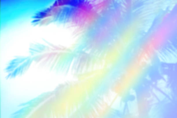 istock coconut tree  with pastel color  abstract summer nature background 1326743592