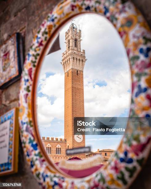 Reflecting The Art Stock Photo - Download Image Now - Siena - Italy, Tuscany, Vertical