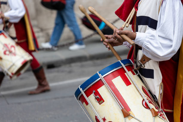 istock Drummer on the street during local parade 1326744819