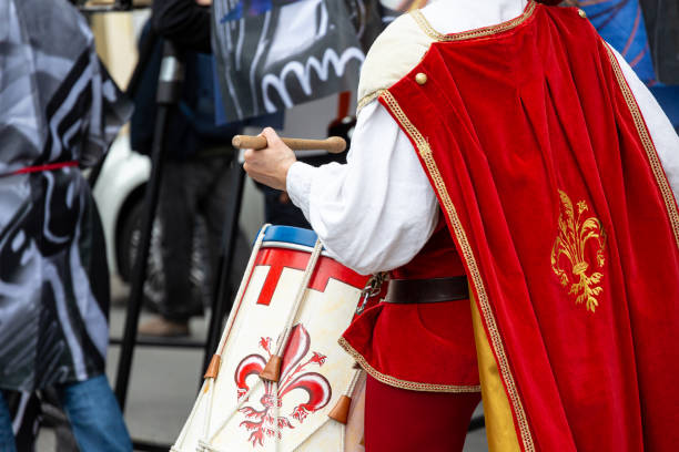 istock Drummer on the street during local parade 1326744838
