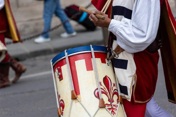 istock Drummer on the street during local parade 1326744842