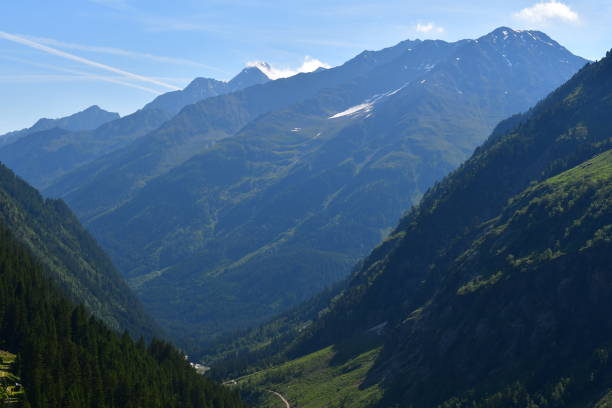istock Beautiful landscape in Stubai valley with blue sky 1326745617