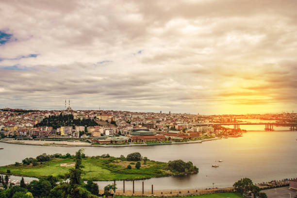 istock Panoramic view of Istanbul from Eyup-Pierre Loti point, Turkey 1326747710