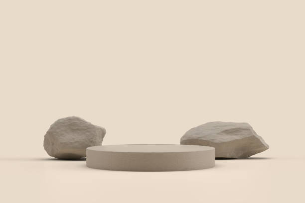 istock Abstract Podium, Rock Stone Platform Minimal Product Presentatiton 1326750006