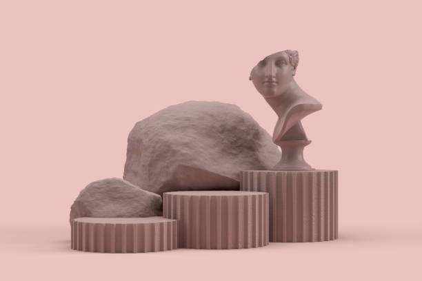 istock Abstract Podium, Rock Stone Platform Minimal Product Presentatiton 1326750880
