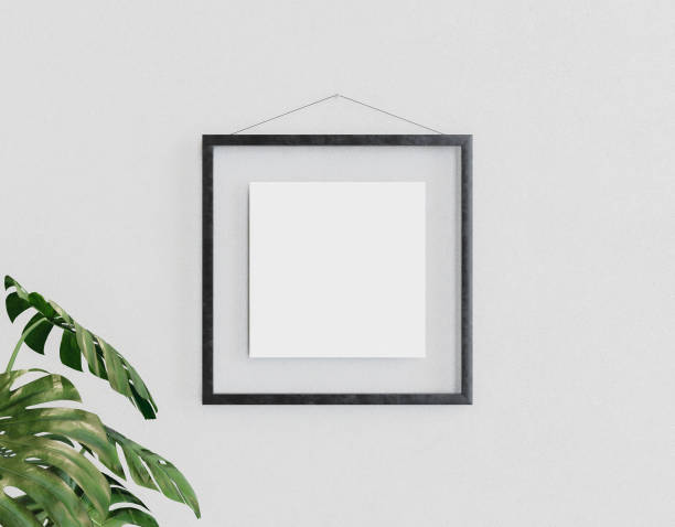 istock mockup of a square frame hanging 1326753705
