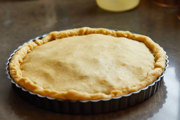 istock Chard pie, ready to bake in the oven. Step by step recipe 1326757062