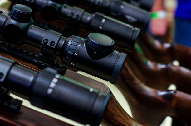 istock Telescopic sight for sale in the store. 1326757128