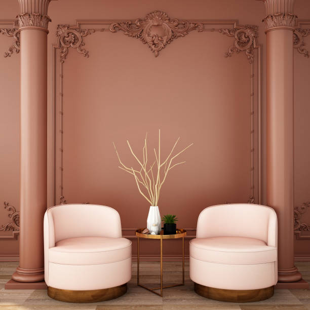istock Modern Classic living room design and  Interior Decorating ideas,3d rendering,3d illustration 1326759890