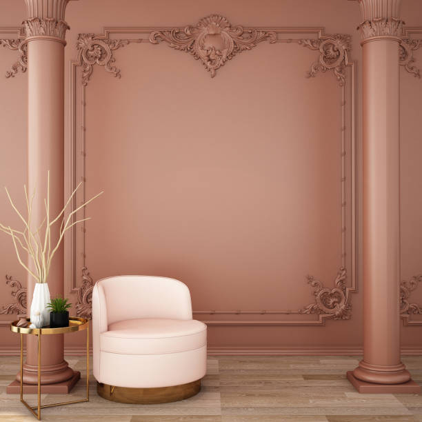 istock Modern Classic living room design and  Interior Decorating ideas,3d rendering,3d illustration 1326759955