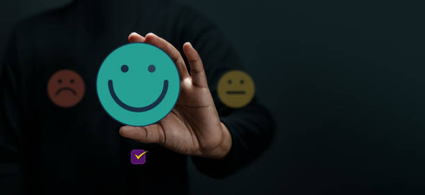 istock Customer Experience Concept. Happy Client giving Positive Review. 1326761065