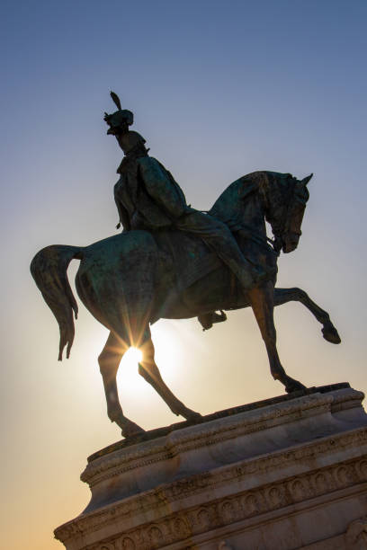 istock Statue of man on horse 1326766707