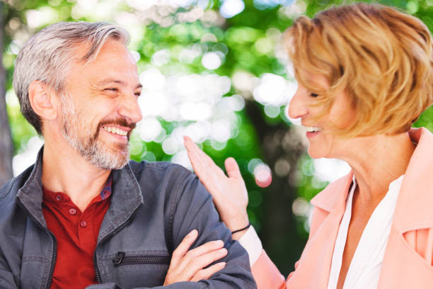istock Retired Couple at a Park 1326767857