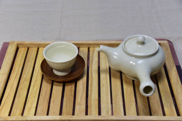 istock Tea set, a bowl used for drinking tea 1326769489