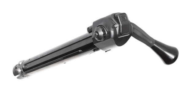istock Bolt-action rifle bolt isolated on white 1326770721