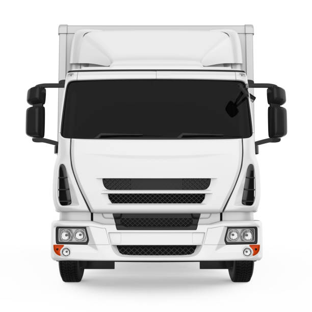 istock Delivery Truck Isolated 1326773243