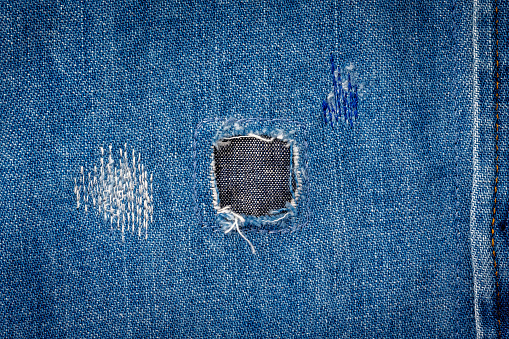 Jeans denim texture close-up