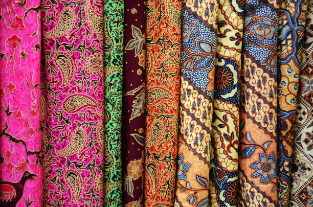 istock Traditional batik fabric which usually made from cotton or silk in Bali 1326784189