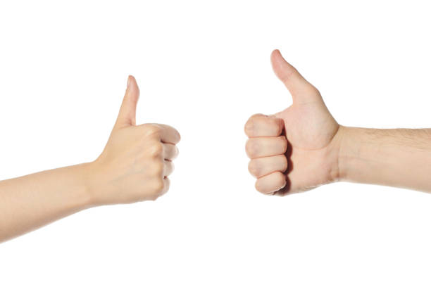 istock Hands with thumb up signal 1326784698