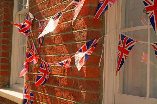 istock House in Windsor decorated with Union Jack bunting 1326788351