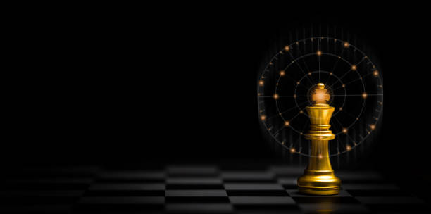 istock Chess board game for ideas and competition and strategy, business success concept. 1326790608