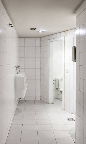 istock Interior public bathroom in the city 1326793126