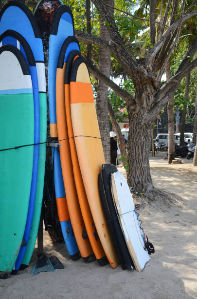 istock Surfboard on the Kuta beach Bali island Indonesia 1326793782