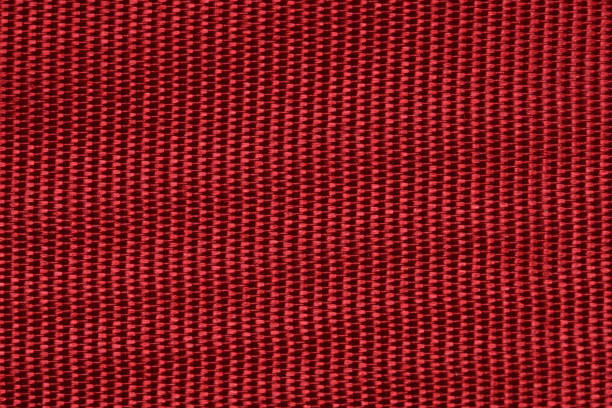 istock Red color of silk fabric texture background. 1326797922