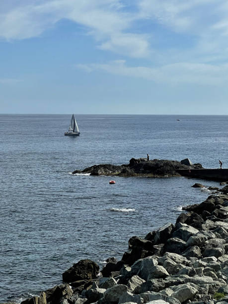 istock Seascape with sailboats 1326805331