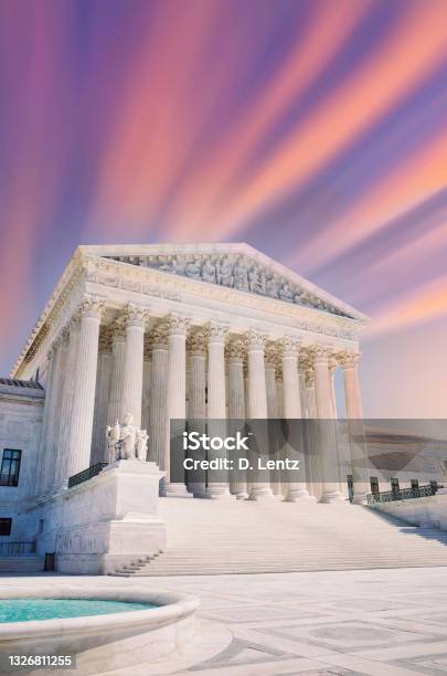 Supreme Court In Washington Dc Stock Photo - Download Image Now - Law, Washington DC, Abortion