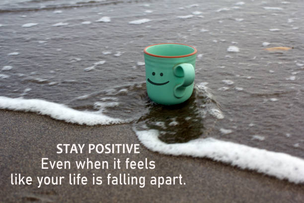 istock Stay positive. Even when it feels like your life is falling apart. 1326812820
