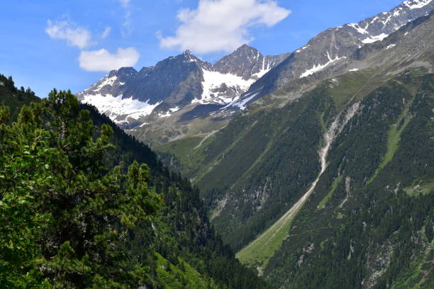 istock Beautiful landscape in Stubai valley 1326819859