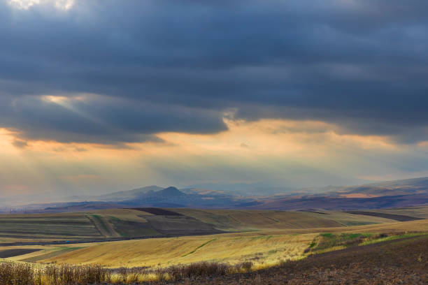istock Sunset in the mountains in summer 1326822200