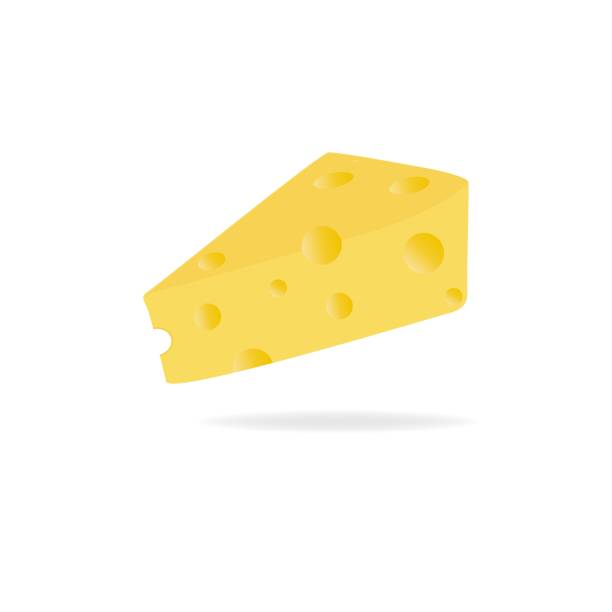 illustrazioni stock, clip art, cartoni animati e icone di tendenza di ðμð°ññññ - cheese isolated portion dutch culture