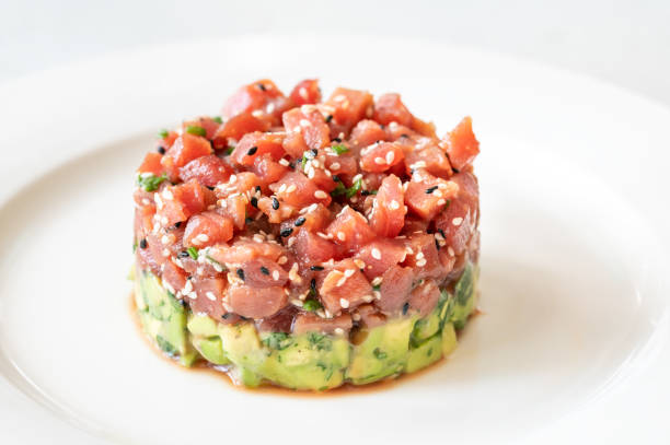 istock Tuna Tartare with sesame seeds 1326825766