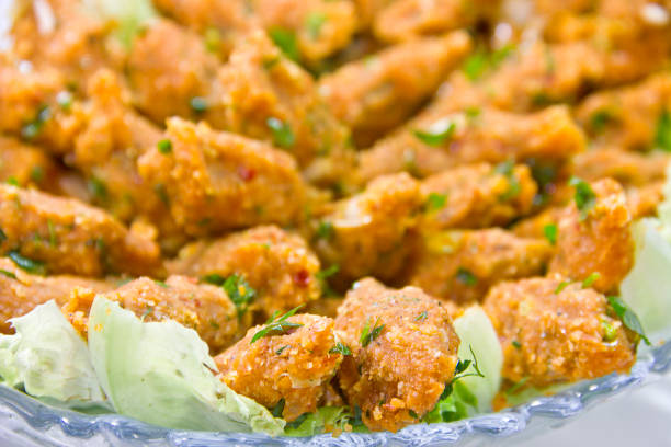 Turkish Mercimekli kofte made with bulgur and lentil