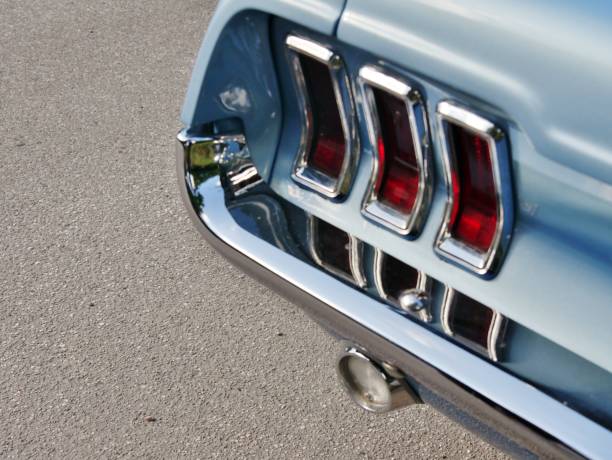 istock Taillight of a classic car 1326844898