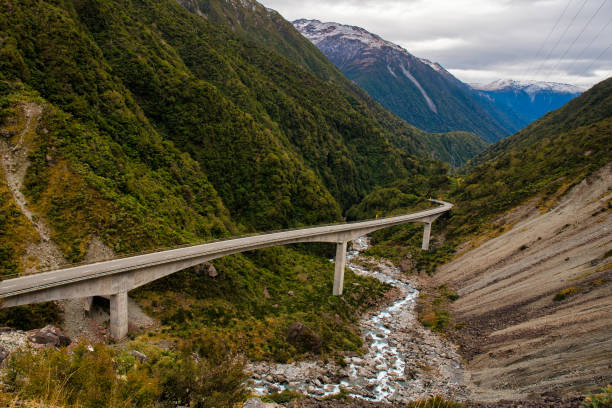 istock Arthurs Pass viaduct through Otira Gorge 1326857556